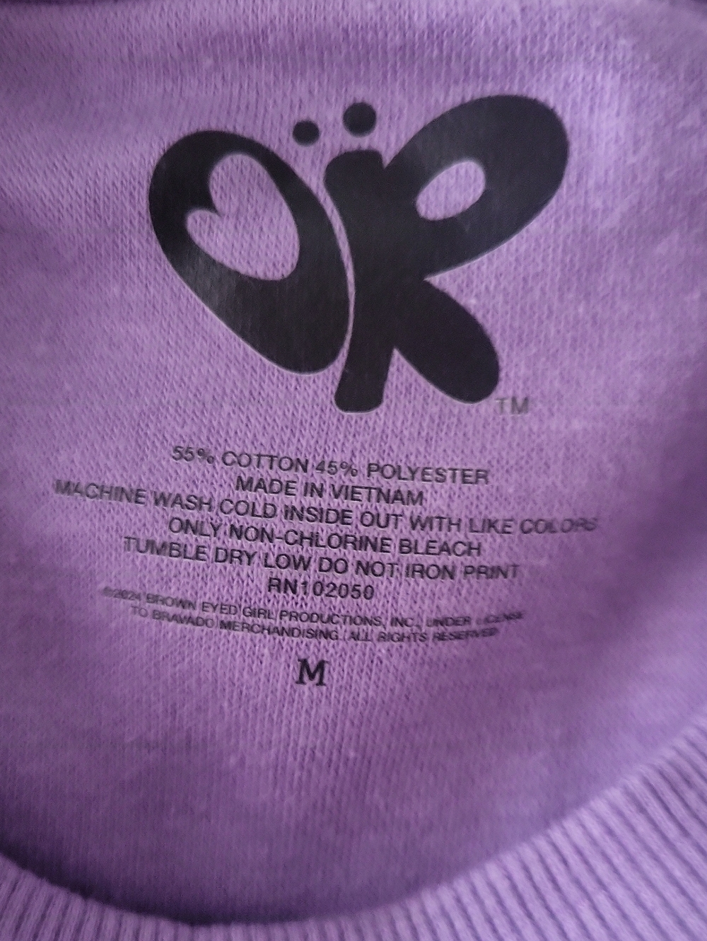 Olivia Rodrigo 💜 Vampire Purple Crewneck Sweatshirt - Picture 3 of 4